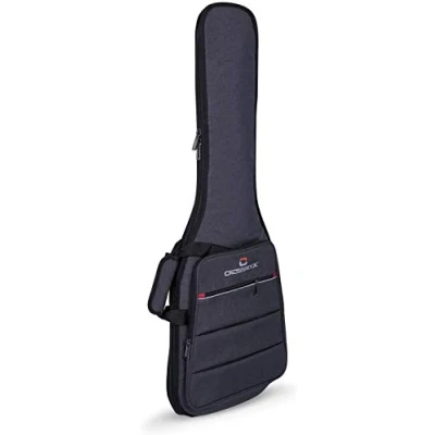 Image of Crossrock CRSG107E Electric Guitar Bag, 10mm Padding, Backpack Available，Dark Grey (CRSG107EGR)