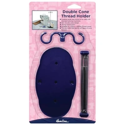 Image of Hemline Stand Double Cone Thread Holder, Silver