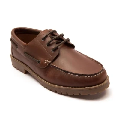 Image of Thomas Crick &#039;Cape&#039; Men&#039;s Leather Casual Lace up Boat Shoes