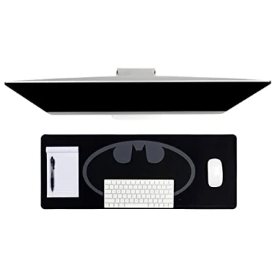 Image of Batman Gaming Desk Mat 40 x 80 centimeter, Office Blotter Laptop for and Home