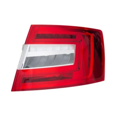 Image of 5E5945096B, 5E5945112B Rear light HELLA 2SK 012 883 061 Right LED, H21W, P21W, PY21W without bulbs bulb holder SKODA: Octavia 3 Schrägheck