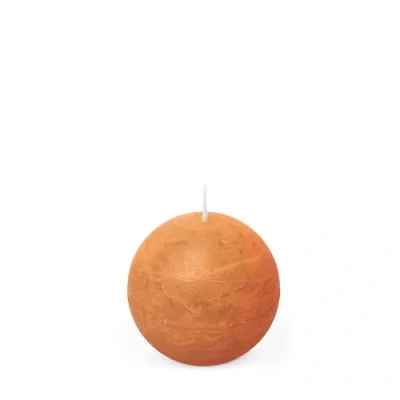 Image of Spaas Rustic Ball Candle 80 mm 24h, Orange