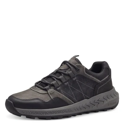 Image of s.Oliver Men&#039;s Low Trainers 5 13660 43 Sneaker, Black (Black Comb), 7 UK