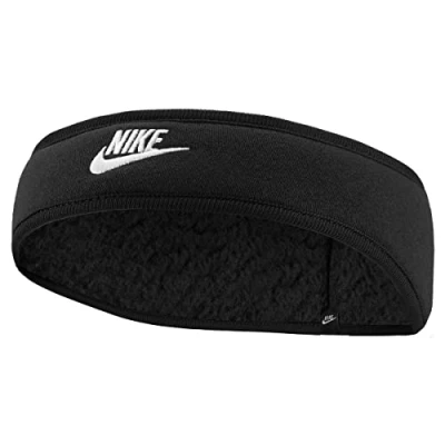 Image of Nike Y Club Fleece 2.0 Headband for Children in Black/White, Size: One Size, N.100.7164.091.OS