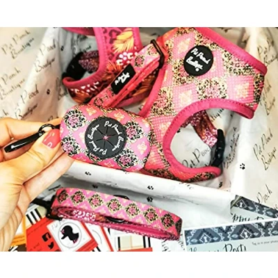 Image of Pet Pooch Boutique Pink Leopard Poo Bag Holder, One Size, 0.2 kg