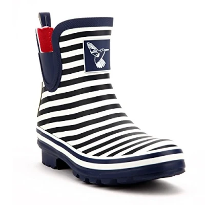 Image of Evercreatures Womens Ankle Wellies Bristol Meadow UK7/EU40