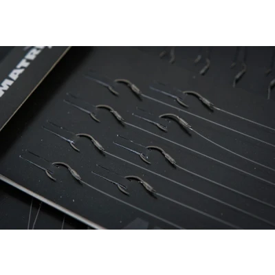Image of Matrix MXC 2 Size 14 Barbless / 0.18mm 6&quot; (15cm) X Strong Pole rig 8pcs Coarse