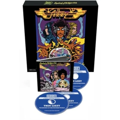 Image of Thin Lizzy Vagabonds Of The Western World Deluxe 3CD/Blu Ray box set Sealed 2023 UK cd album 5587532