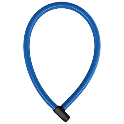 Image of ABUS Racer 4408K Cable Lock, Steel with Plastic Coating, Bike Lock Security Level 2, Black, 65 cm