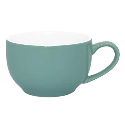 Image of Olympia CAF� Coffee Cups Aqua Stoneware 228 ml 8 Oz 12 pc