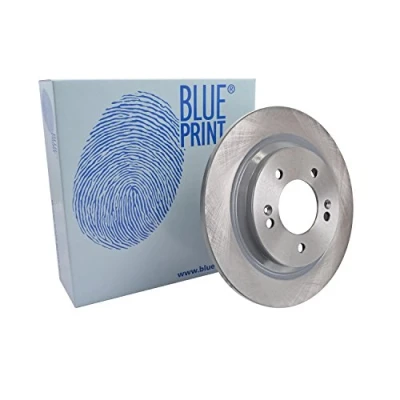 Image of 584113V500, 58411G2700, 58411J9500 Brake disc BLUE PRINT ADG043196 Rear Axle 284mm 10mm 5 Hole 114mm solid Coated KIA: Optima / K5 Sportswagon