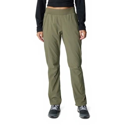 Image of Columbia Women&#039;s Leslie Falls Pull On Pant, Hiking Trousers, Stone Green, S/R