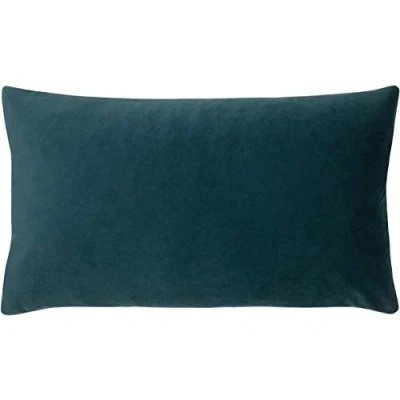 Image of Paoletti Sunningdale Polyester Filled Cushion, Kingfisher, 30 x 50cm