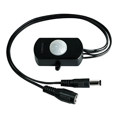 Image of Sensky BS010L 12V 30V DC 3A PIR Motion Sensor Switch Distance Time Lux Adjustable Light Switch(Black, with Sensor)
