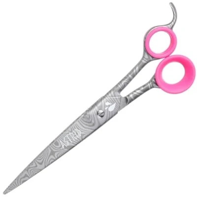 Image of Groom Professional Astrid Wide Straight Scissor, Grey, 8.25 Inch