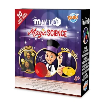 Image of Buki France Mini Lab. Kids Chemistry Set. Childrens Science Experiments. STEM Toy. Suitable for Boys &amp; Girls 8+ (Magic Science)