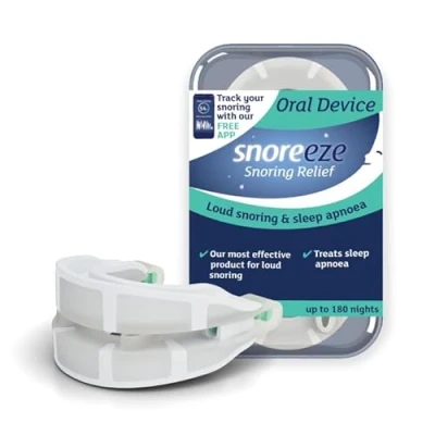 Image of Snoreeze Anti snoring Oral Device Adjustable mouthguard, Snore Stopper Mouthpiece, Sleep aid to Reduce &amp; Apnoea for Men Women
