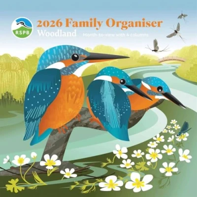 Image of Carousel Worldwide, RSPB Household 2026 Wall Planner