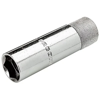 Image of FACOM B.J16A1 3/8&quot; Square Drive Socket for 16 mm/18 mm and 21 Spark Plugs, Diameter, 90 Length