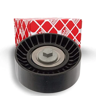 Image of 31330914, 9487405 Idler Pulley FEBI BILSTEIN 49368 with screw FORD: FIESTA 6, Mondeo 5, FOCUS 3, VOLVO: V40 Hatchback, V70 3