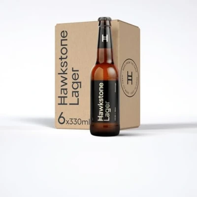 Image of Hawkstone Premium Lager Bottle, 6 x 330ml