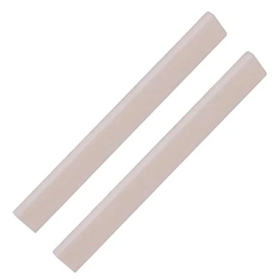 Image of 2xBlank Guitar Saddle White 80x3x10mm for Electric Acoustic Classical