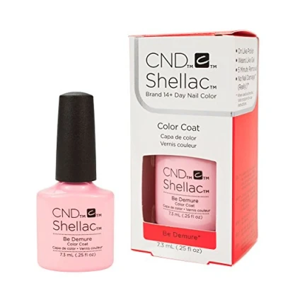Image of CND Shellac Be Demure 7.3ml/0.25 fl oz