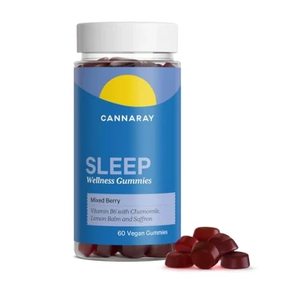 Image of Cannaray Sleep Gummies (60 Count) Mixed Berry