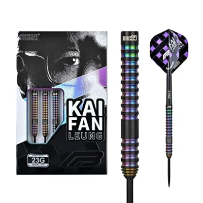 Image of ONE80 FB Kai Fan Leung Signature V2 90% Steel Tip Darts 24 g