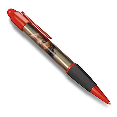 Image of Destination Vinyl ltd Beautiful and comfortable Red Ballpoint Pen (Black Ink) Cute Boxer Puppy Dog Pet Fun #2694