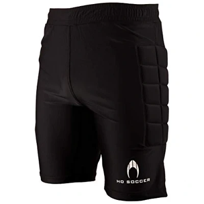 Image of HO Soccer 0505507 Goalkeeper Shorts Unisex Adult, Unisex_Adult, 0505507_XXL, Black, XXL