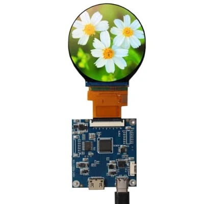 Image of VSDISPLAY 2.1 inch 480X480 IPS MIPI 300nit Circle LCD Screen and mini HDMI 40 pins Controller Board,Micro USB Power Port