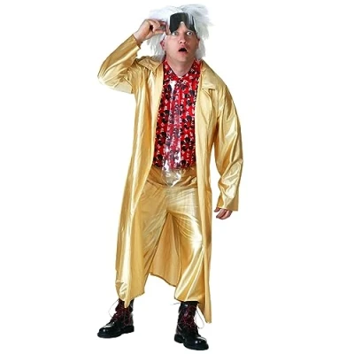 Image of Back to the Future 2015 Doc Brown Fancy Dress Costume X Large