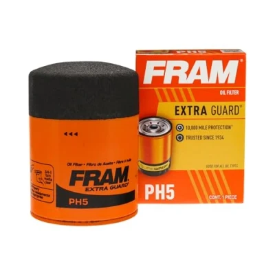 Image of FRAM Extra Guard PH5, 10K Mile Change Interval Spin On Oil Filter