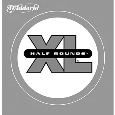 Image of D&#039;Addario NHR080S Half Round Bass Guitar Single String, Short Scale, .080