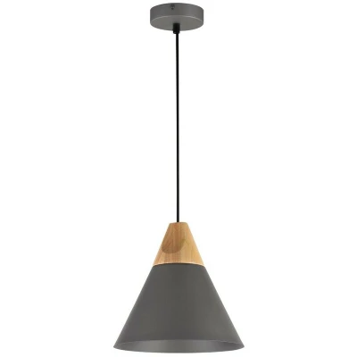 Image of Bicones Dome Ceiling Pendant Lamp Black, 1 Light, E27
