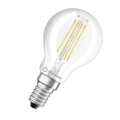 Image of LED Golfball 45mm 4.8W (40W) E14 Clear Very Warm White Dimmable