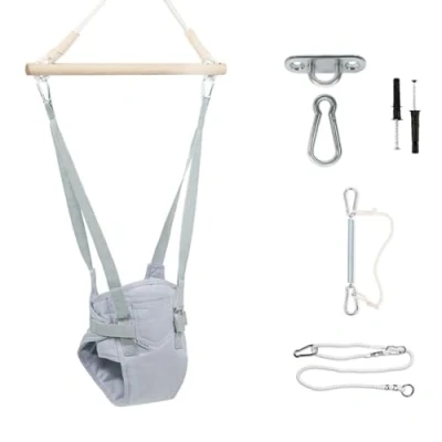 Image of MAMOI® Baby bouncer, Swing seat, Indoor rocking bouncy chair, Toddler jolly jumper rocker, Door frame swings, jumpers and bouncers for babies from 6 months