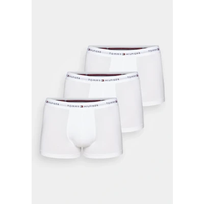 Image of Tommy Hilfiger Trunk 3 PACK Trunks, Men&#039;s, Size: Medium, White