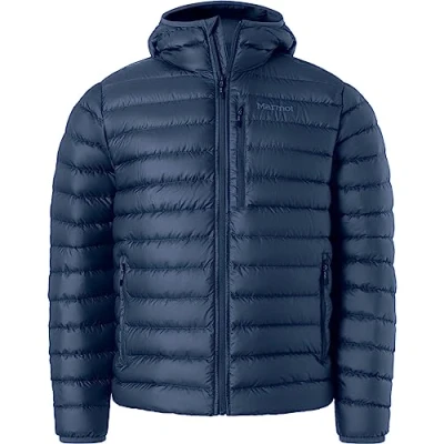 Image of Marmot Men&#039;s Highlander Hoody, Warm Down Jacket, Insulated Hooded Winter Coat, Breathable 700 FP Puffy, Lightweight Packable Outdoor Windproof