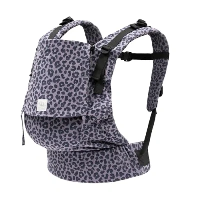 Image of Stokke Limas Carrier Flex, Leopard Lilac (OCS) Full Buckle Baby Three Carrying Options Safe for Babies from 1 Month/4 kg to 20