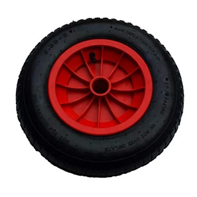 Image of KETO PLASTICS 16&quot; REPLACEMENT PNEUMATIC WHEELBARROW WHEEL CHOOSE YOUR BORE/BEARINGS SIZE 4.80/4.00 8 (35MM BORE)