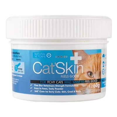 Image of Natural VetCare Cat&#039;Skin Veterinary Strength Skin and Coat Supplement for Itchy Cats
