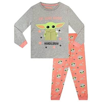 Image of Star Wars Girls Pyjamas The Mandalorian Multicoloured 8 9 Years