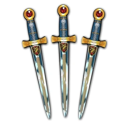 Image of Liontouch Knight Sword For Kids 3 Pack Pretend Play Foam Toy Children And Toddlers With Medieval Horseback Riding Theme Safe Weapon &amp; Battle Accessory Boys’ Dress Up Costumes