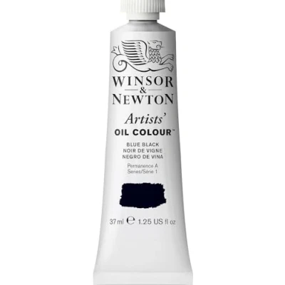 Image of Winsor &amp; Newton 37ml Artists&#039; Oil Colour Blue Black