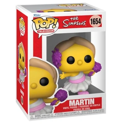 Image of Funko POP! TV: Simpsons Martin Prince As Calliope the Collectable Vinyl Figure Gift Idea Official Merchandise Toys for Kids &amp; Adults TV Fans Model Collectors
