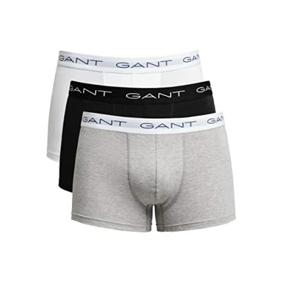 Image of GANT Men&#039;s 900003003 93 M Trunk 3 Pack, Grey Melange,