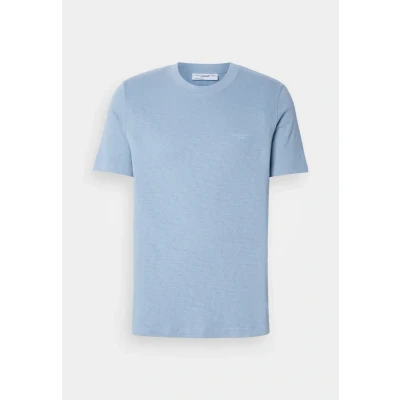 Image of Marc O&#039;Polo Denim Short Sleeve LOGO Print Regular FIT Basic Tshirt, Men&#039;s, Size: Medium, Light blue