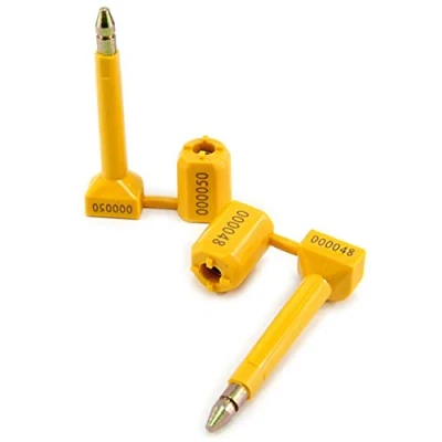 Image of Numberd Container Security Tag Hight Bolt Seals Tamper Evident Truck Label (10pcs X Yellow)